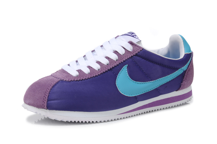 nike cortez nylon femme violet