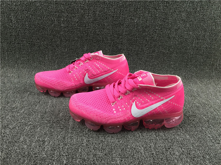 vapormax blanche et rose
